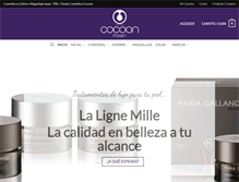 Tablet Screenshot of cocoonimagen.com